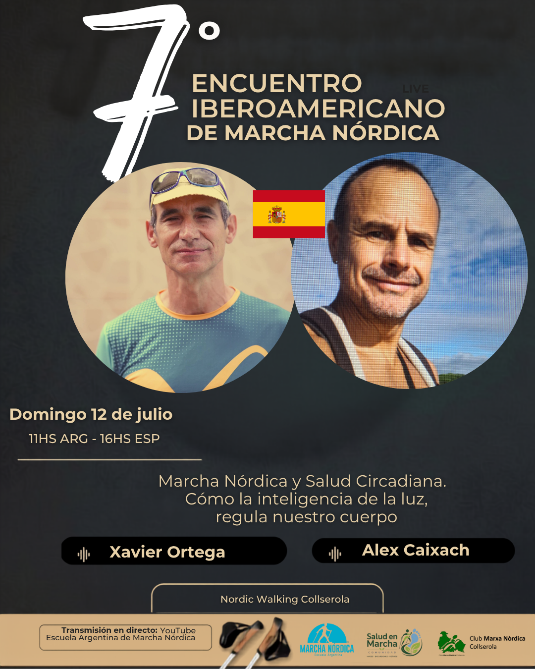 Àlex Caixach y Xavier Ortega — Marcha Nórdica y salud circadiana