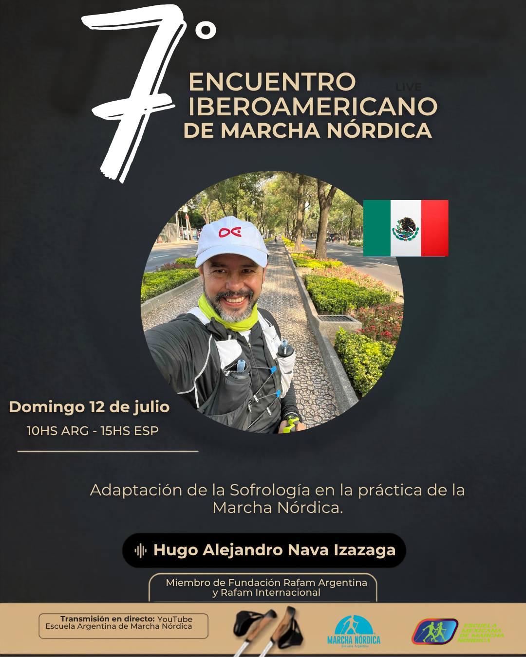 Hugo Alejandro Nava Izazaga — Sofrología y Marcha Nórdica