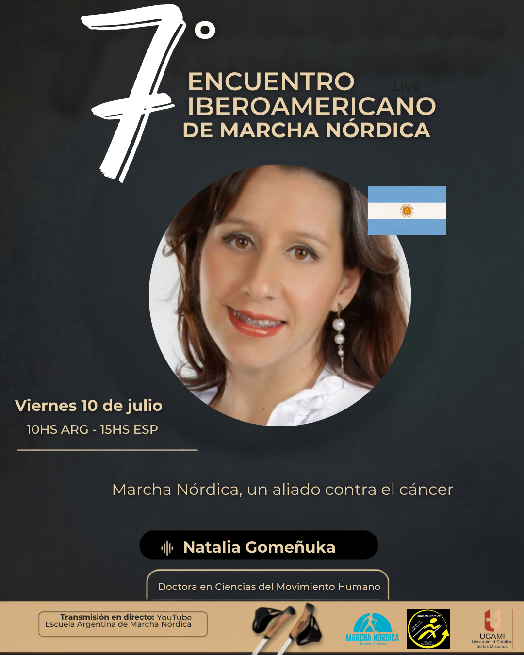 Natalia Gomeñuka — Marcha Nórdica, un aliado contra el cáncer